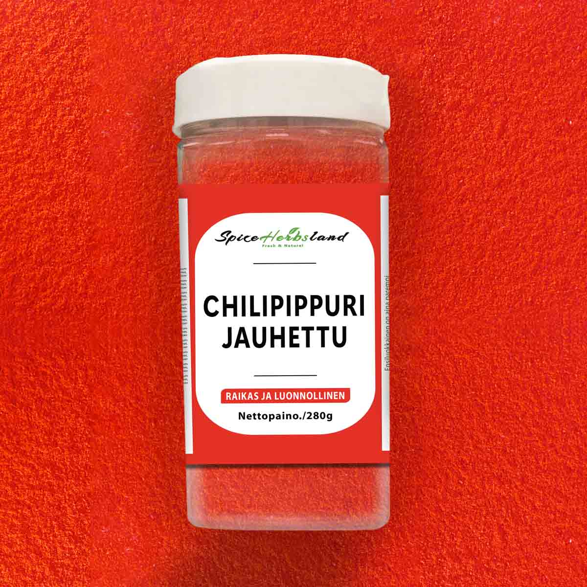 Chilipippuri, jauhettu