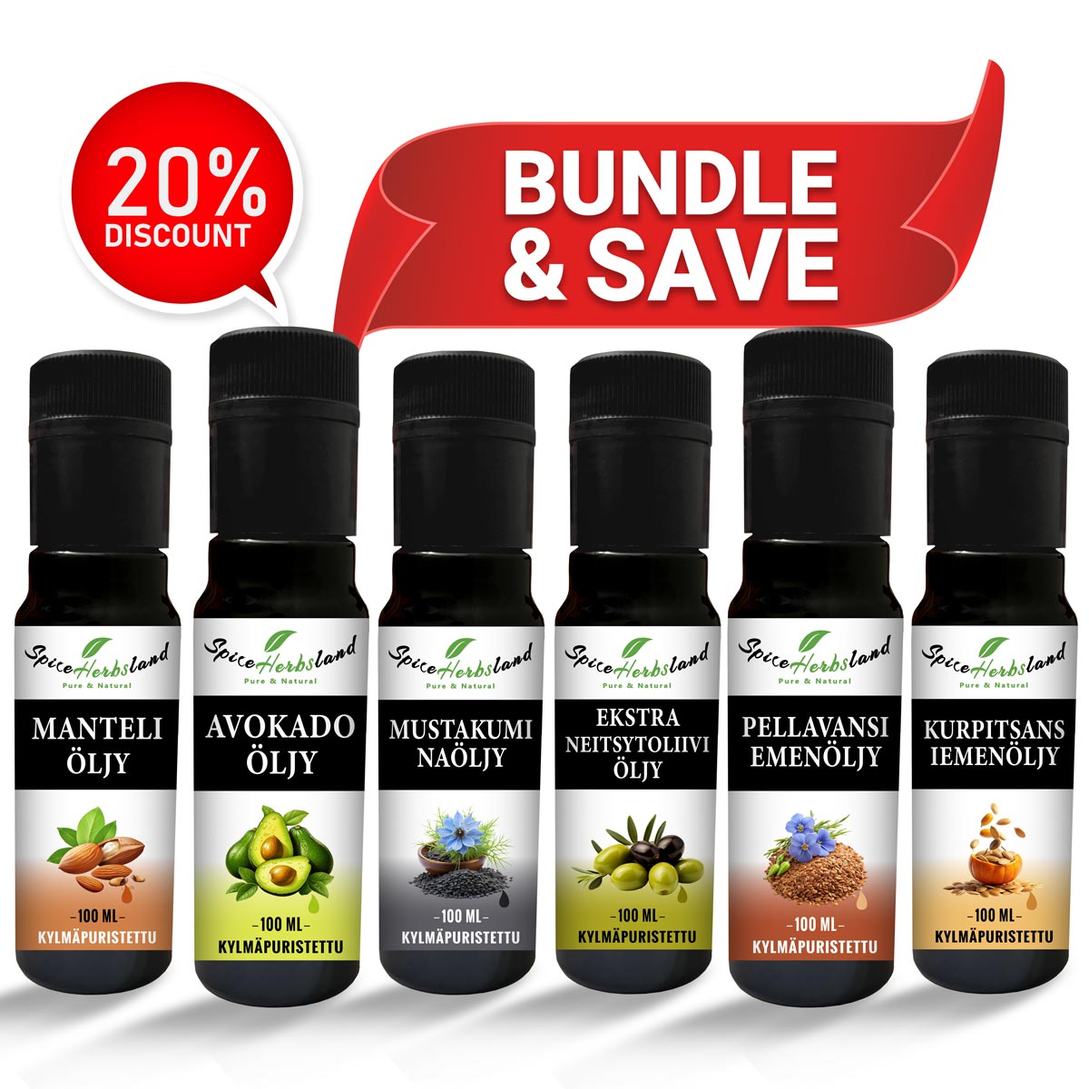 För ett hälsosamt liv - förpackning med 6 artiklar