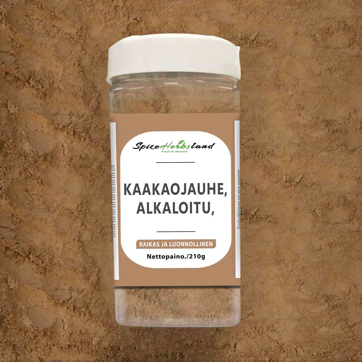 Kaakaojauhe, alkaloitu, 10–12 %