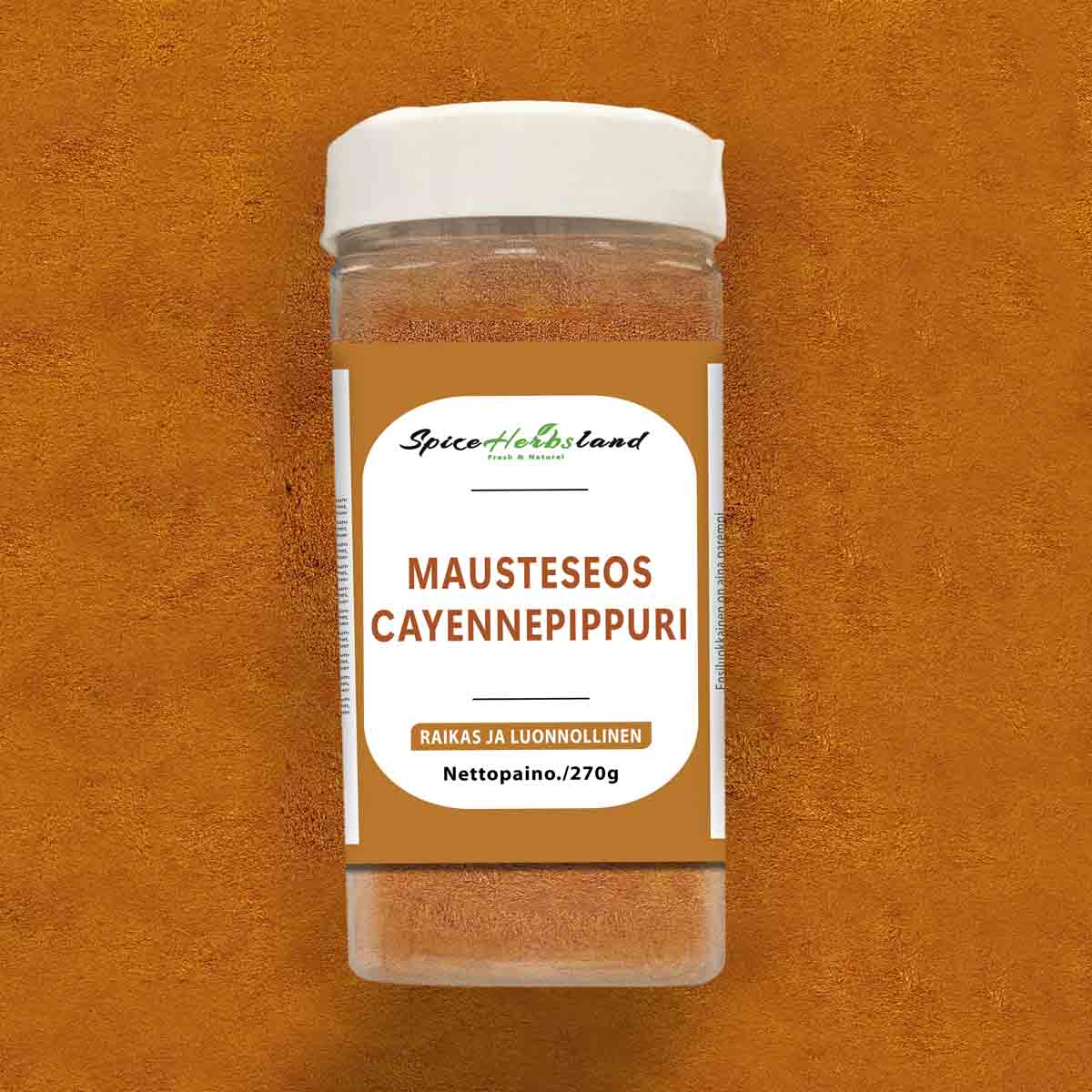 Mausteseos Cayennepippuri