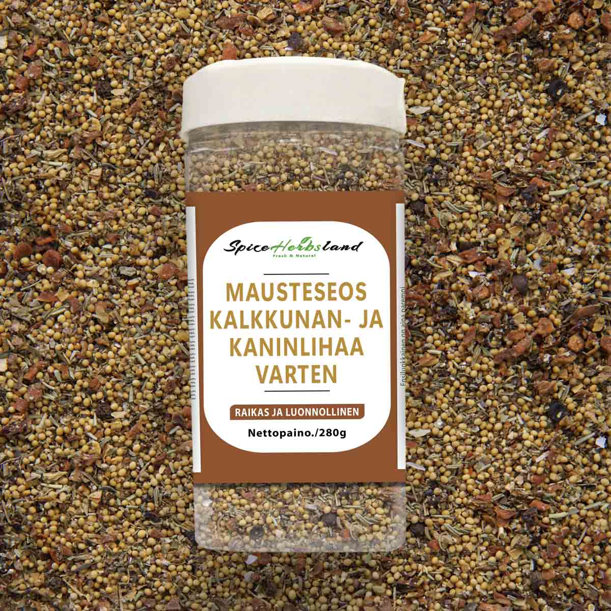 Mausteseos kalkkunan- ja kaninlihaa varten