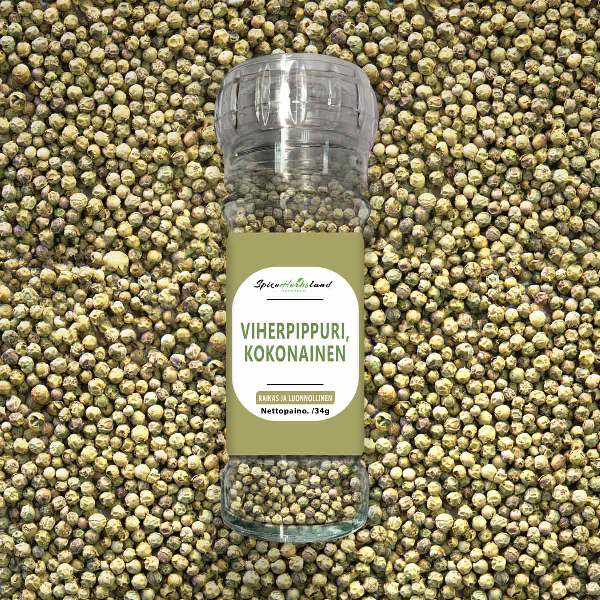 Viherpippuri, kokonainen