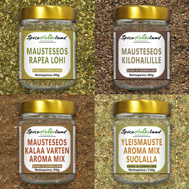 Fisksamling - förpackning med 4 stycken