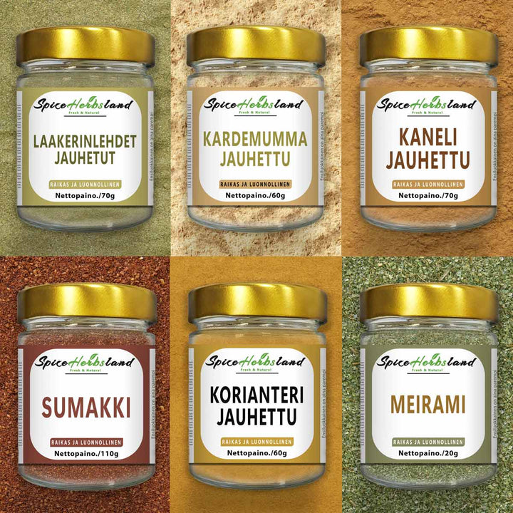 Middle Eastern Spice Collection - 6-piece set