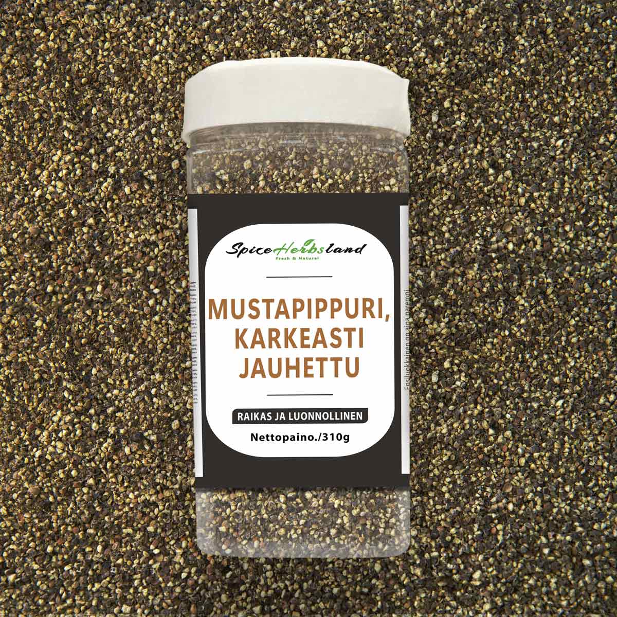 Black pepper, coarsely ground