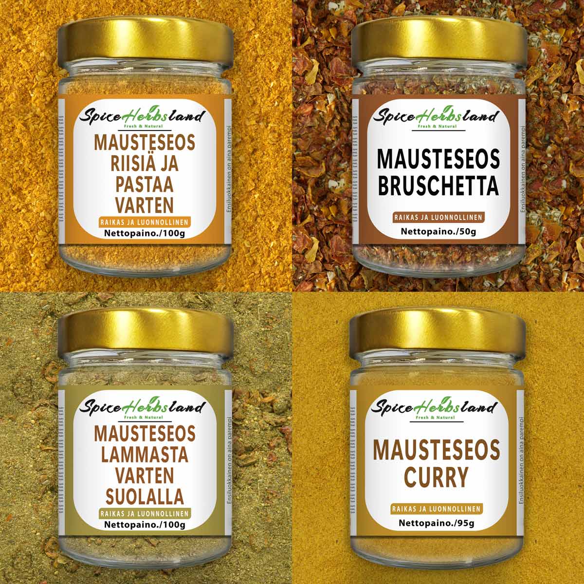 Kryddmixkollektion - 4-pack